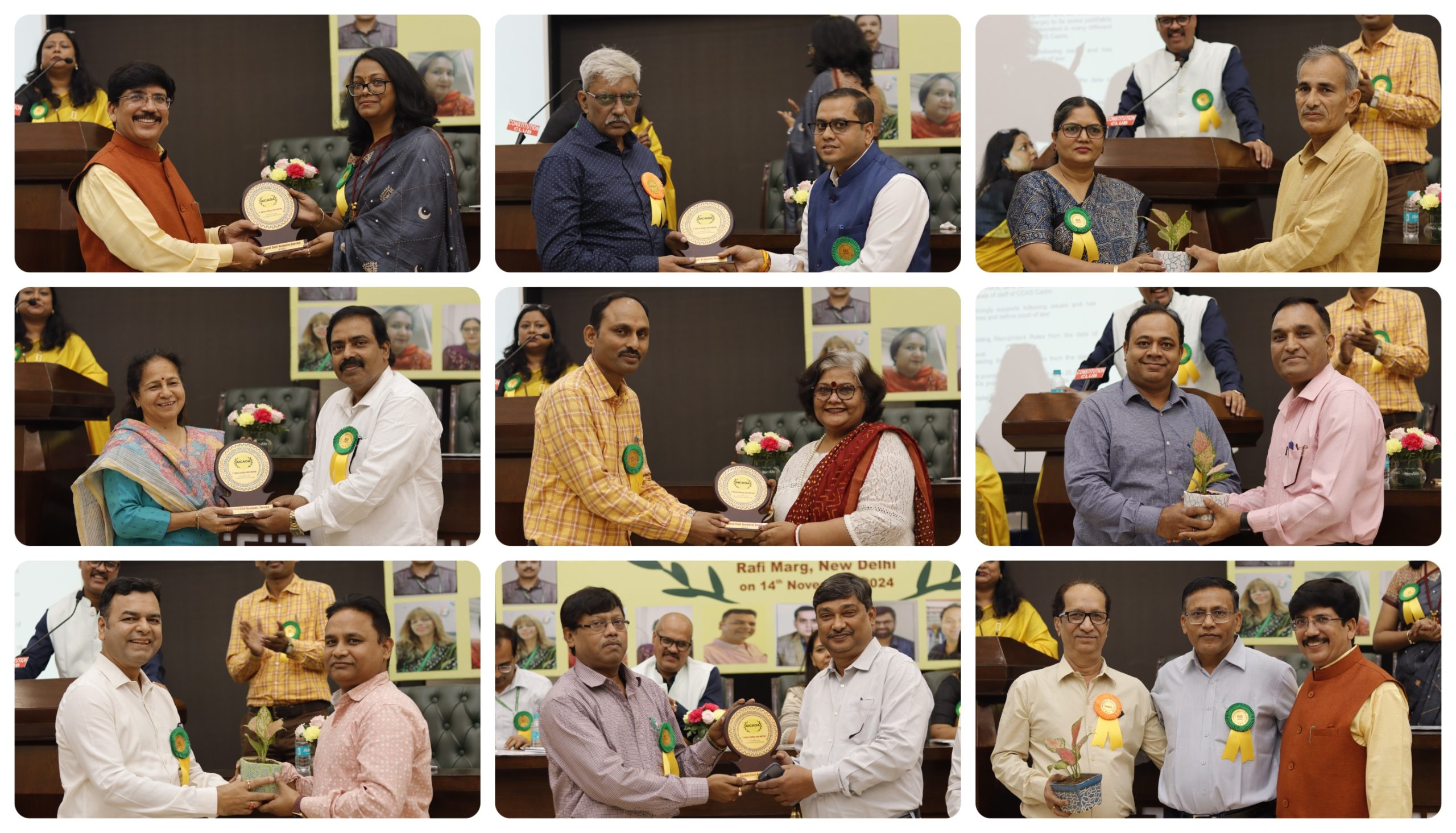 Felicitation of retired AICAOA Members and representatives of other Associations of CCAS Cadre