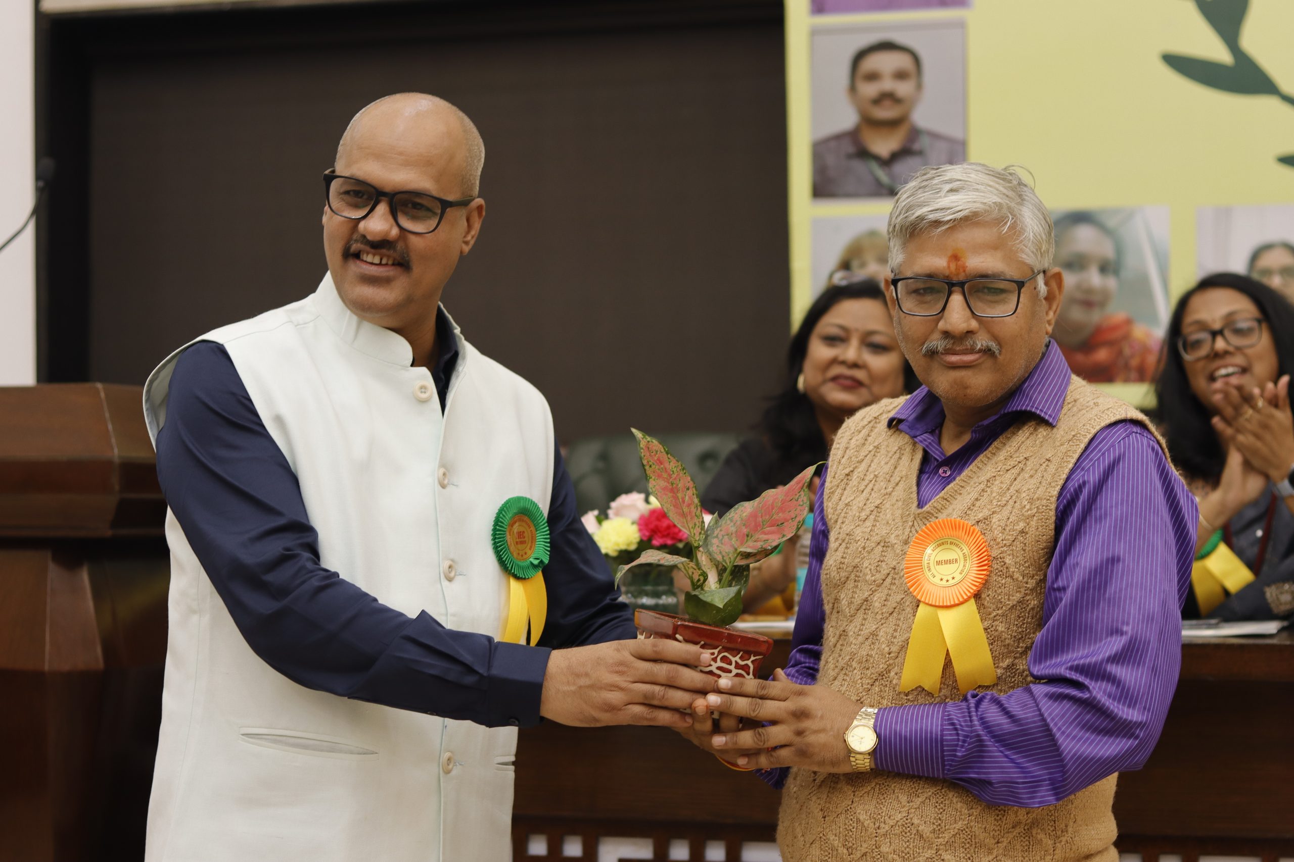 Felicitation of Sh. U.C. Joshi, Chairman, Legal Committee, AICAOA for his all out support