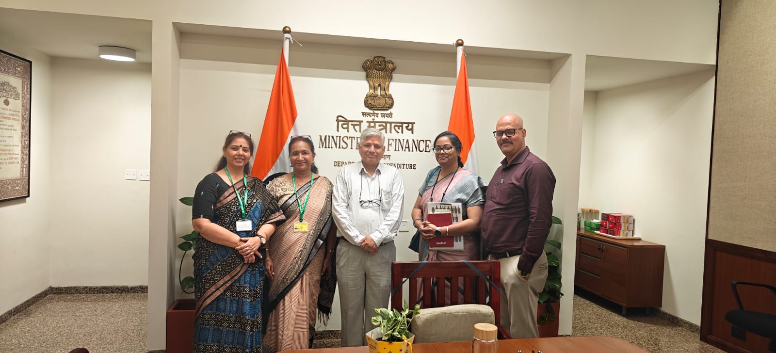 Representatives of AICAOA for metting with Secretary (Expenditure) in Kartvya Bhawan-I, Delhi on 08.05.2026